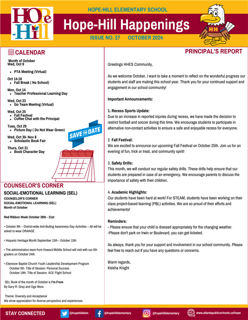 HHES Newsletter October 2024